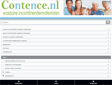 Tablet Screenshot of contence.nl